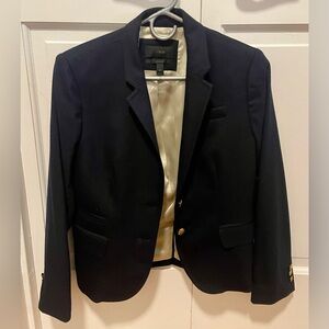 Navy Jcrew schoolboy wool blazer 6P EUC!